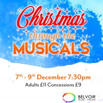 Christmas through the musicals poster small