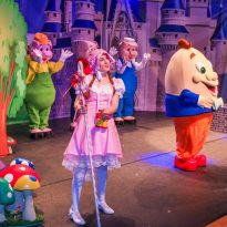 The classic nursery rhyme Humpty Dumpty is brought to the stage in this wonderful live
interactive all singing and dancing production. Humpty Dumpty is going on a big adventure
to climb the highest wall in the Kingdom, but Humpty needs your help! Sing along, solve
puzzles and meet lots of famous children's characters along the way including The Three
Little Pigs, Little Bo Peep, all the animals on Old MacDonald's Farm and many more. When
Humpty climbs the highest wall in the Kingdom, who knows what might happen next?