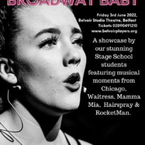 NISMAT's Broadway Baby Poster