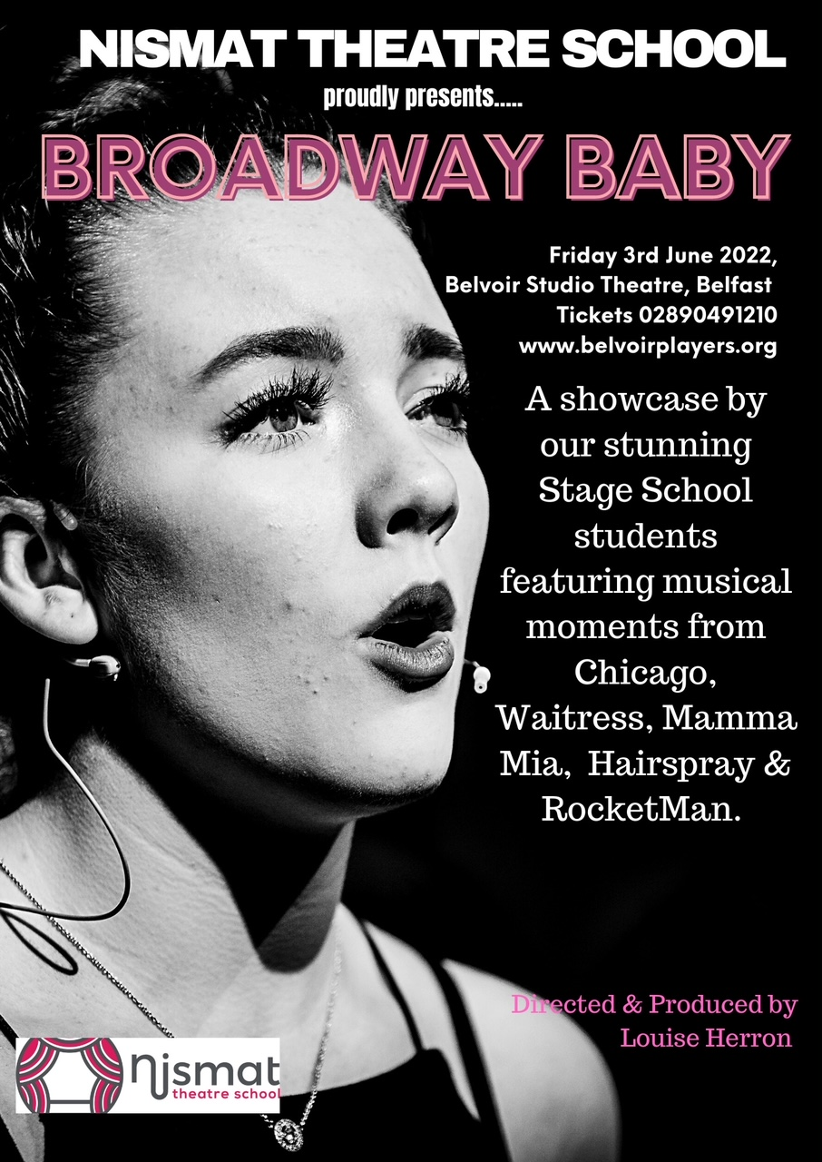 NISMAT's Broadway Baby Poster