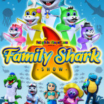 10 colourful undersea characters from The Family Shark Show.