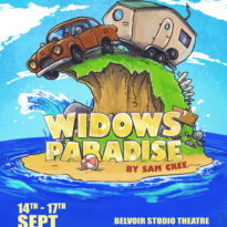 Belvoir Players poster for Widows' Paradise by Sam Cree