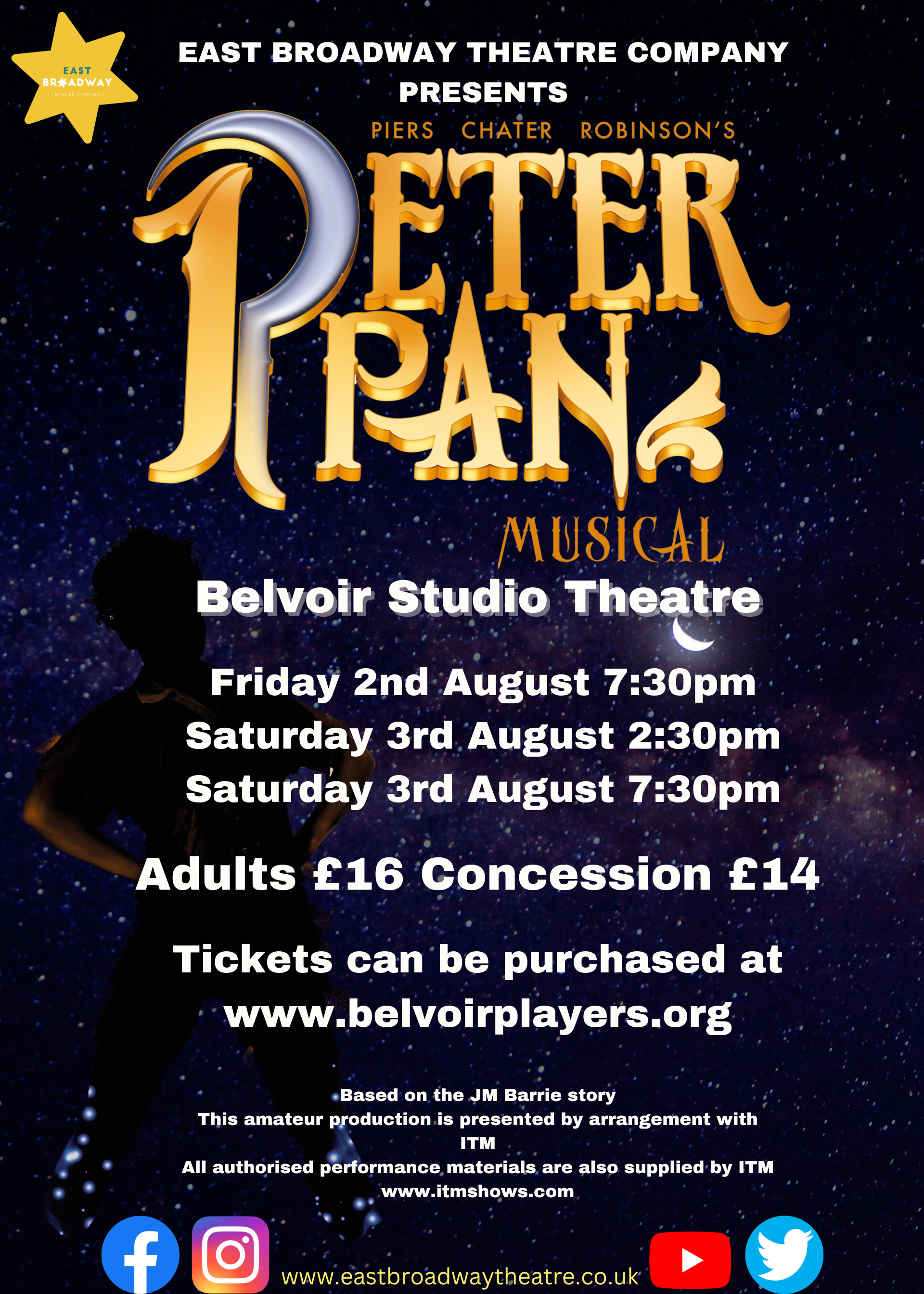 East Broadway Theatre Company - Peter Pan: The Musical